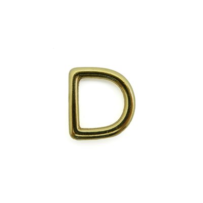 [DC34-B] 3/4 brass molded D-ring 