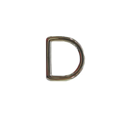 [L-025] Anneau en D 3/4 X 5/8, 4.28mm/8gge nickel  LOT 