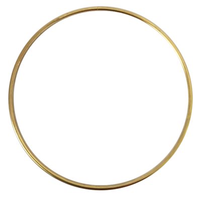 Gold plated metal rings from 8 to 16''