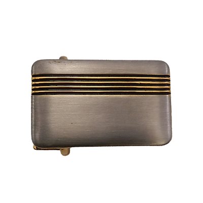 [U353] Buckle 1 2tone nickelgold 