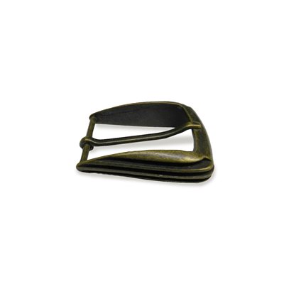 [Q20] Buckle 13/8 simple antique gold 