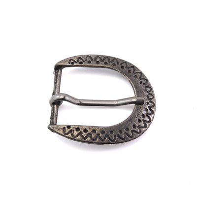 [C5028] 7/8 buckle with antique silver patterns  