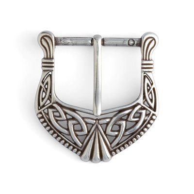 [1637-02] Celtic buckle 1 1/2 antique nickel plated 