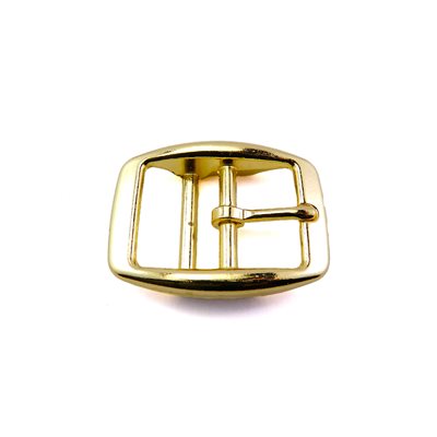 [CM114-1BP] Brassplated double bar buckle.