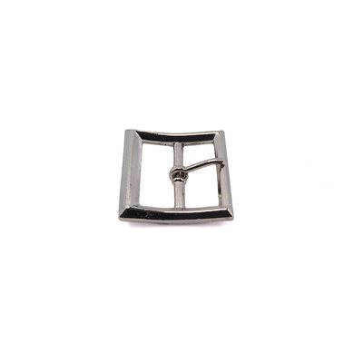 [C291] Boucle soulier 3/4" argent carré (LBA)