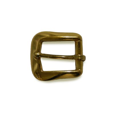 [U396D] Boucle simple 7/8",  dorée forgée.  