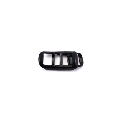 [S2953NR] 1/4 slide buckle black (min12)