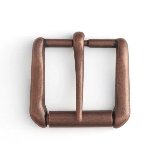 [1643-22] Roller buckle 1-1/2 antique copper