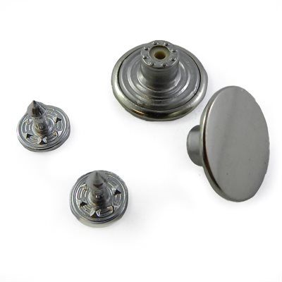 [MR-2010N] Bouton à jeans plats nickel.