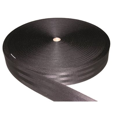 [WSB2-NR] Courroie automobile 2" Noire. 1 mètre.