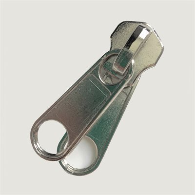 [7BS-NIC-2T] NL CZP slider #10 Metal 2 nickel zippers.