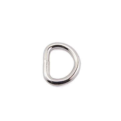 [DS075F] D welded nickel 3/4L x 5/8H (4.65mm/7).