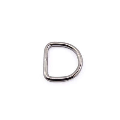 [DS058L] D welded nickel 5/8Lx 5/8H (2.8mm/+-12 gge) MAY VARY