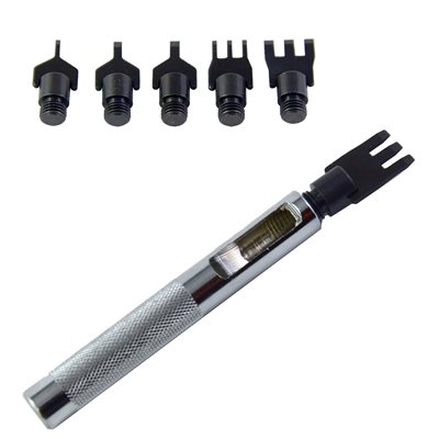 [3008-00] Ensemble 6 Griffes à frapper vissées 1/16-1/8, Tandy Leather.