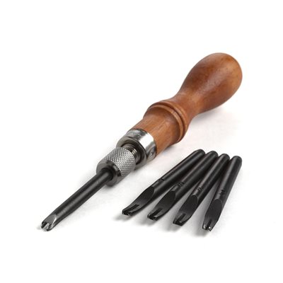 [8076-50] 5/1 Edge Beveling Set, Tandy Leather.