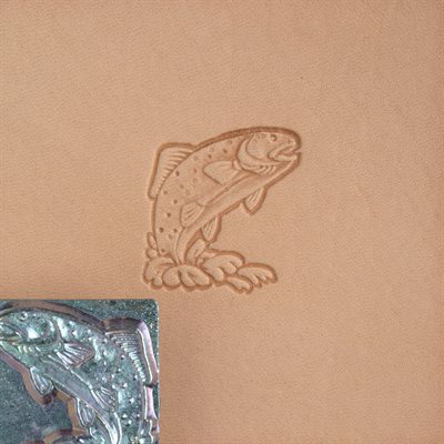 [8345-00] 3-D Trout Print