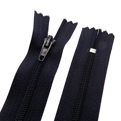 Auto zipper Canzip #RT25 #10C, 36 separable, black.