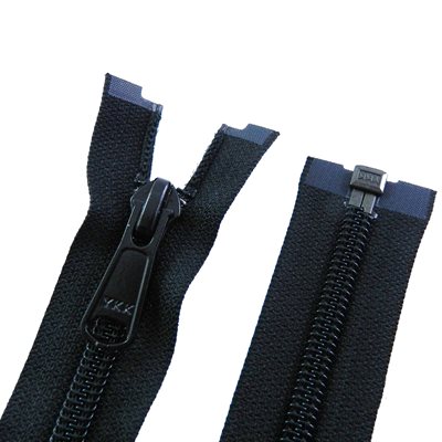 [RT20-30-YKK-580] YKK #8C Self Zipper, 30, Separable, Black