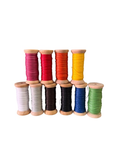 Ritza Tiger thread 0.8mm x 50m poly waxed.