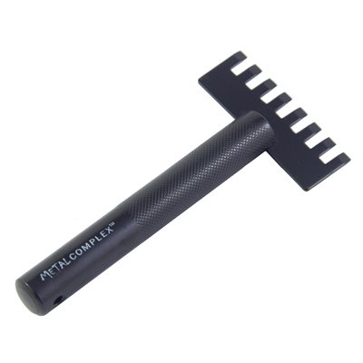 [MJ-60032] Fork with 8 straight 3.0mm rods, Metal complex.