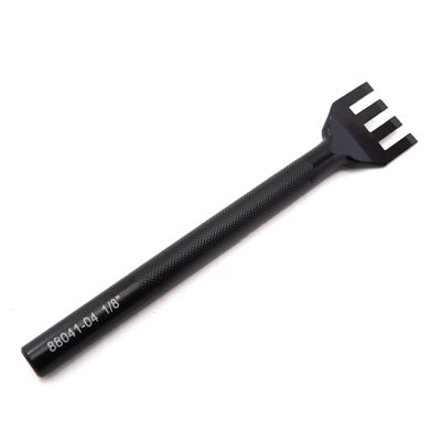 [88041-04] Pro fork 4 flat stems 1/8, Tandy Leather.