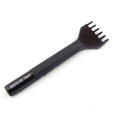 [88045-06] Pro 6-shank Diamond-Tipped Pricking Irons, 1/8", Tandy Leather.