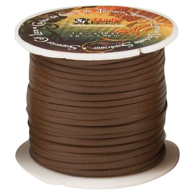 Calf lace 1/8 X 50yd, Tandy Leather.