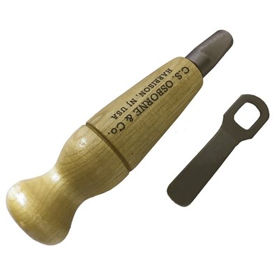 [MR-145] C.S. Osborne #145 Wooden handle + key for awl