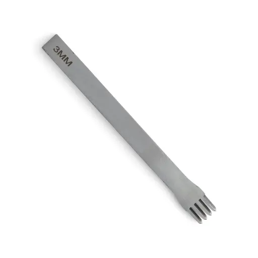 [88056-04] Diamond fork 4 stems, 3mm, Tandy Leather.