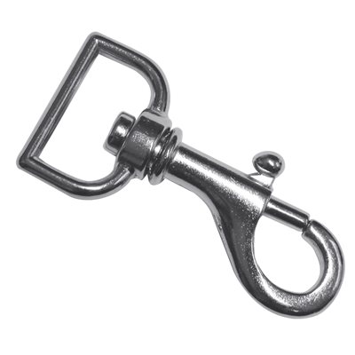 [AL171-34N] Carabiner 20mm (3/4) straight rotating base.