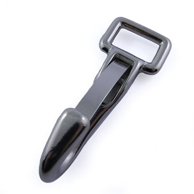 [Z3727-34N] mousqueton 3/4" harnais métal estampillé nickel