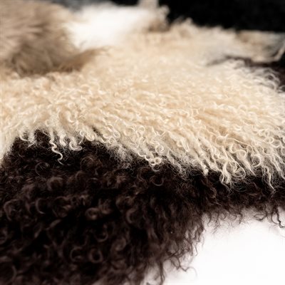 Mongolian sheepskin.