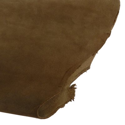 Brown buffalo suede skin 4-5oz