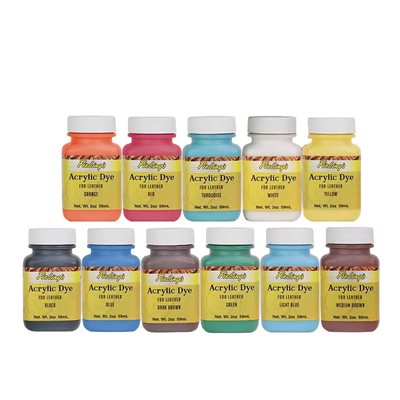 Acrylic paint for leather, Fiebing's.