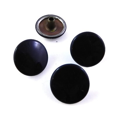 [8020BR-B-100] 80 Series Snaps: glossy brown head 