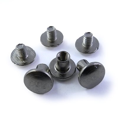 [1293-12] Vis Chicago 1/2" nickel sur laiton (100)