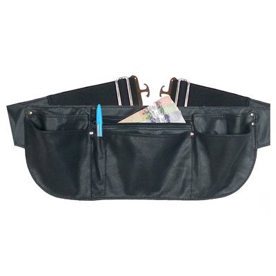 [43-A] Tablier de serveur, unisex, 6 poches cuir souple