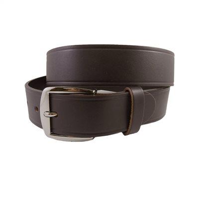 Ceinture 1-1/2" Tannage Végétal, Cuir d'Italie, brun, lignée