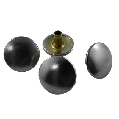 Tête bouton pression long, nickel anti-rouille