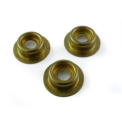 Male snap buttons, gold.