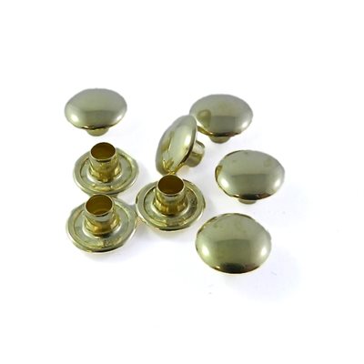 Rivet head #33 -7mm (11/32) gold steel