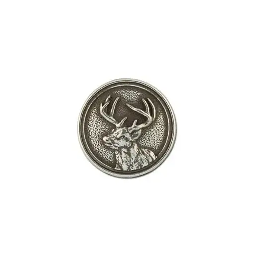 [7972-05] Deer head conchos, Tandy Leather.