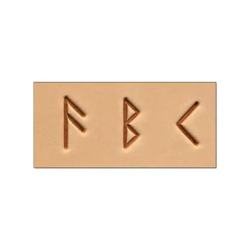 [8146-00] Craftool® Runic Alphabet Set, Tandy Leather.