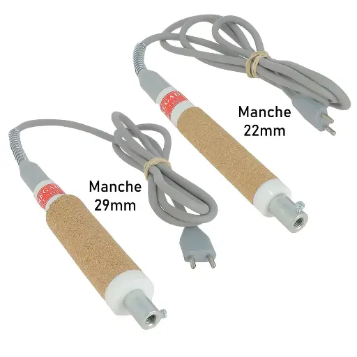 Handle for threading iron with cork handle - Regad