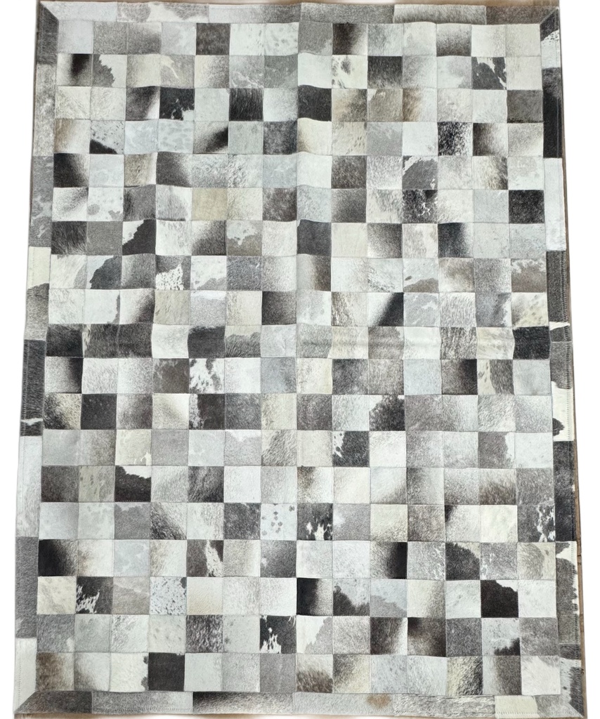 Tapis de vache patchwork qualité supérieur