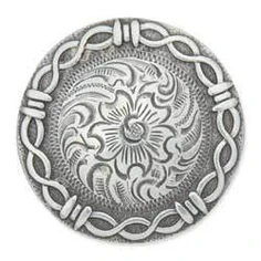 [7412-05] Barbed wire conchos
