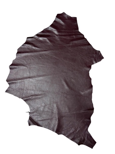 [AGN-5-BRUN-PRUNE] Lambskin, plum-brown, limited edition.