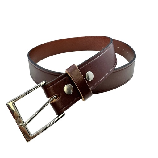 Ceinture 1-1/4 Tannage végétal, lignée. Brun Bridle.